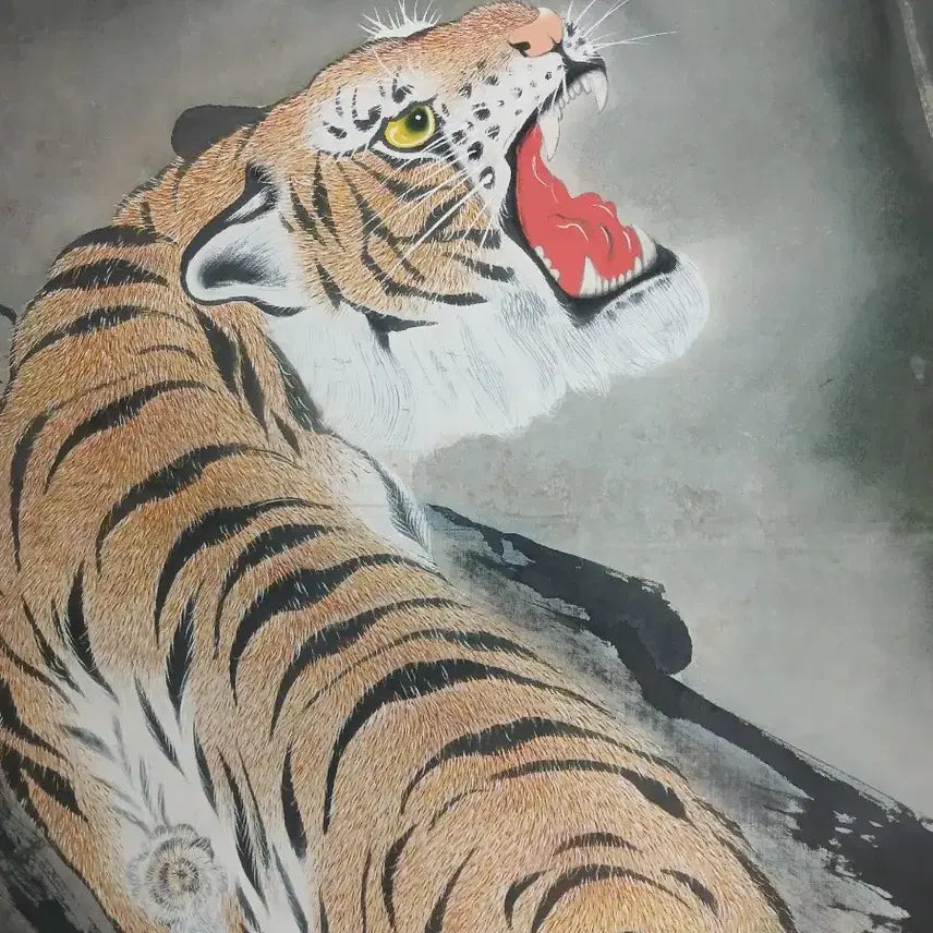 [BUNJANG] Tiger Painting Scroll / 호랑이 그림 .맹호도