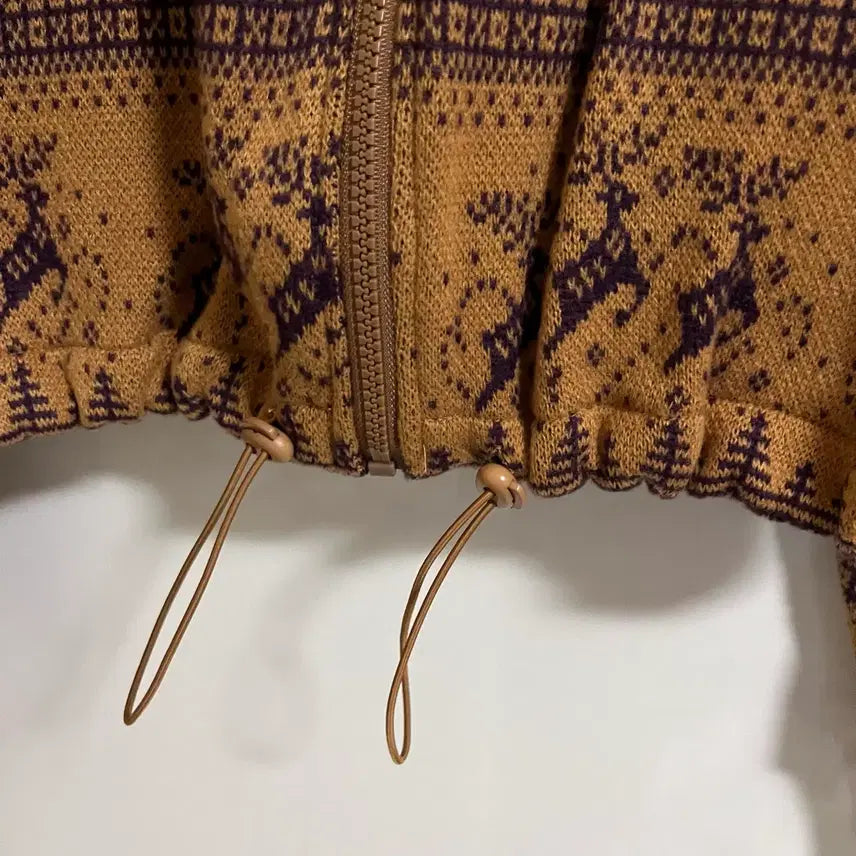 [BUNJANG] The La Creme Your Love Pattern Hooded Zip-up / 더 라 크림 앤 유어 러브 패턴 후드집업