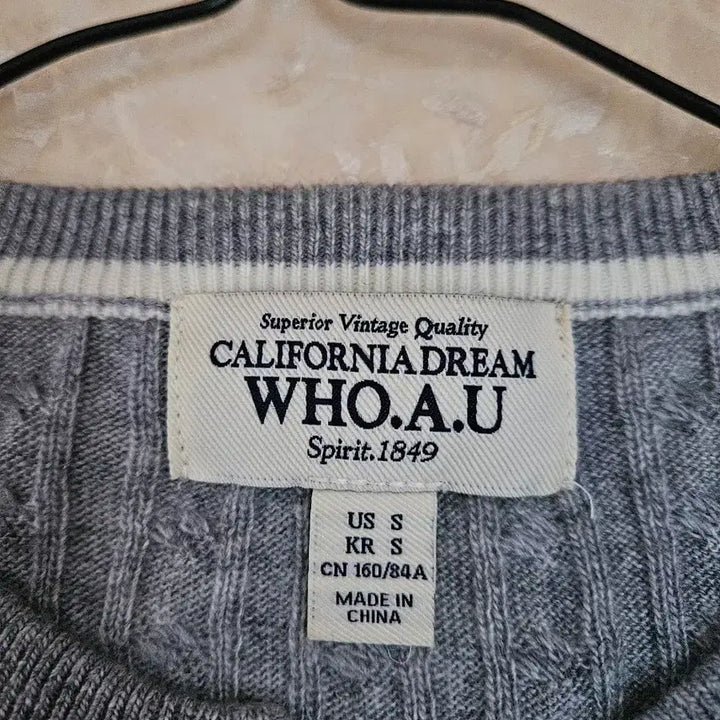 [BUNJANG] Who.A.U Grey Cardigan S / 후아유 고급그레이가디건 S