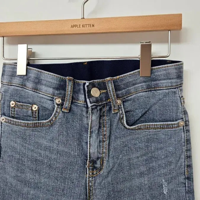 [BUNJANG] S,M 781 Slit Bootcut Denim Jeans / S,M 781 뒷슬릿 스판 부츠컷 데님