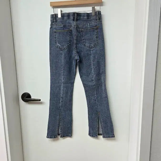 [BUNJANG] S,M 781 Slit Bootcut Denim Jeans / S,M 781 뒷슬릿 스판 부츠컷 데님