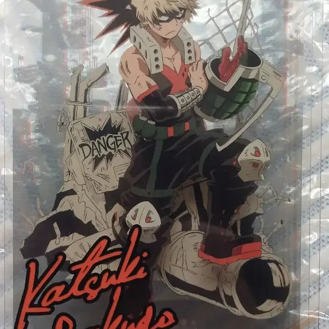 [BUNJANG] Bakugo Acrylic Stand &amp; Badge Bundle Set / 바쿠고 아크릴 스탠드 뱃지 일괄