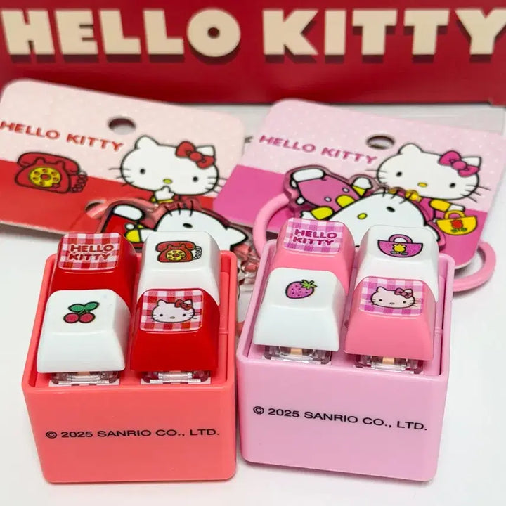 [BUNJANG] Hello Kitty LED Sound Keyring / 헬로키티 LED 사운드 키캡키링