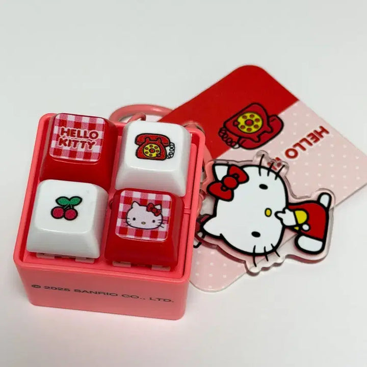 [BUNJANG] Hello Kitty LED Sound Keyring / 헬로키티 LED 사운드 키캡키링
