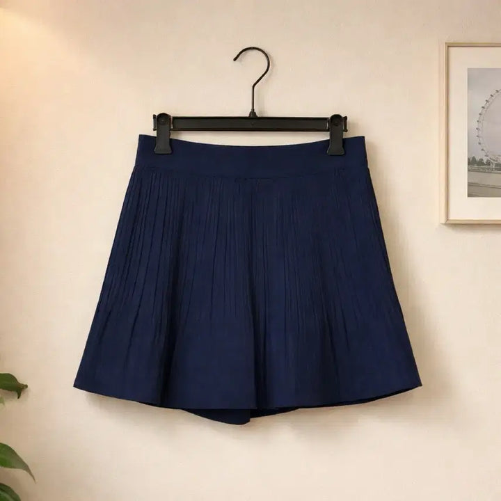 [BUNJANG] Navy Pleated Skort / 새상품:) 네이비 플리츠 치마반바지