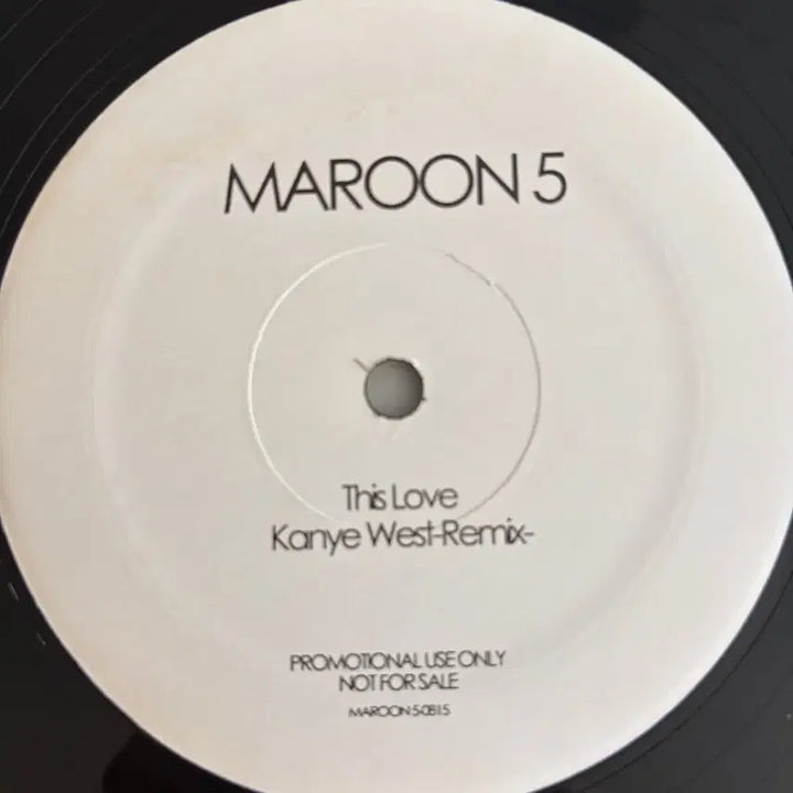 [BUNJANG] Maroon5 This Love (Kanye West Remix) LP / Maroon5 This Love (Kanye West Remix) LP