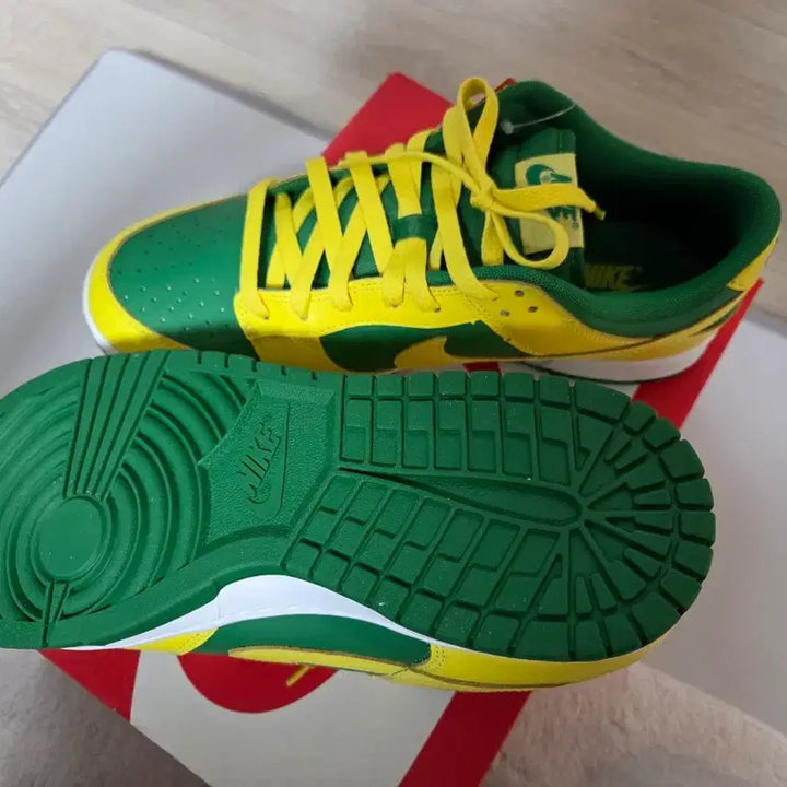 [BUNJANG] Nike Dunk Low Green/Yellow Sneakers / 나이키 덩크 로우 그린/옐로우