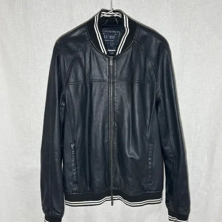 [BUNJANG] Armani Jeans Lamb Leather Blouson / [52] 아르마니 진스 램 레더 블루종