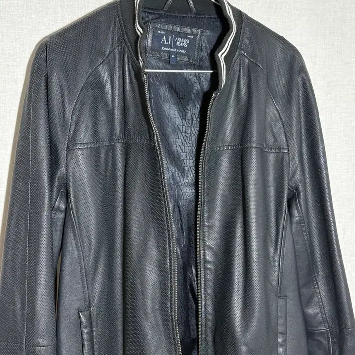 [BUNJANG] Armani Jeans Lamb Leather Blouson / [52] 아르마니 진스 램 레더 블루종