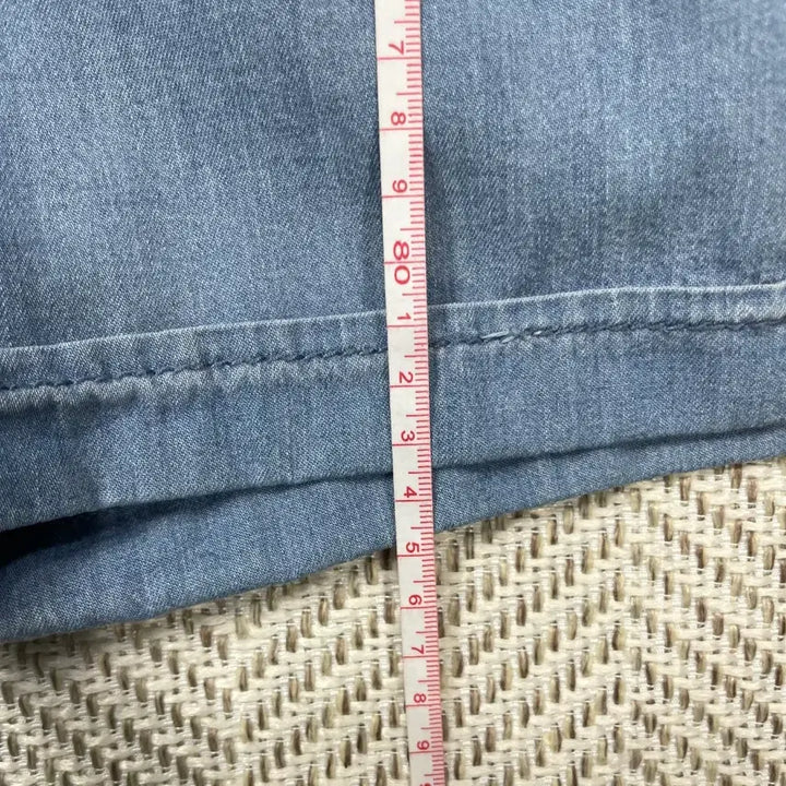[BUNJANG] Lacoste Denim Jumpsuit 34 / 라코스테 데님 점프수트 34