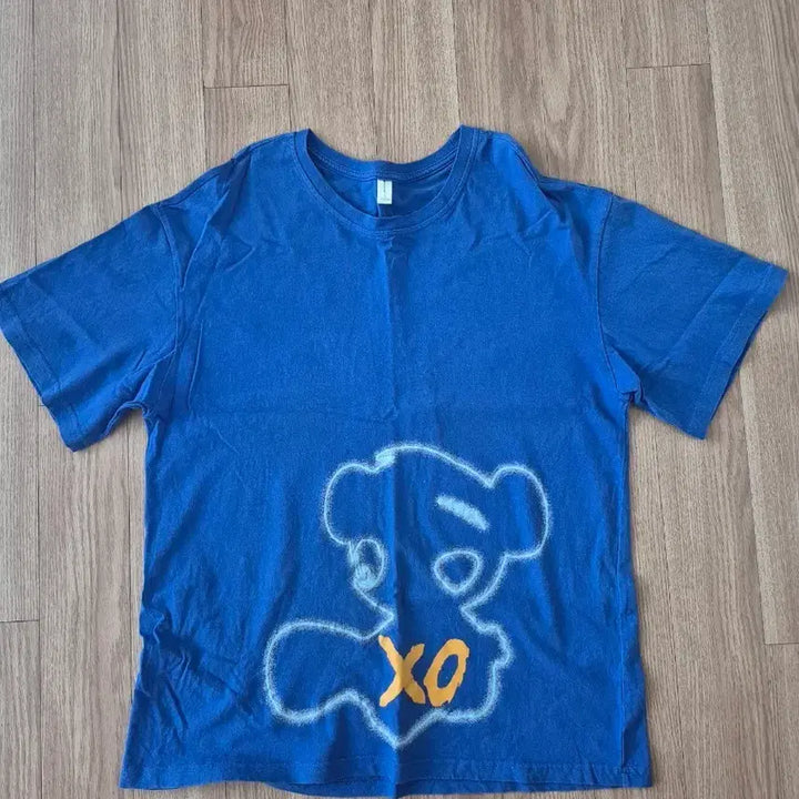 [BUNJANG] Generic Blue Oversized Short Sleeve T-shirt / 여성 L사이즈(99가능) 빅사이즈 반팔티셔츠