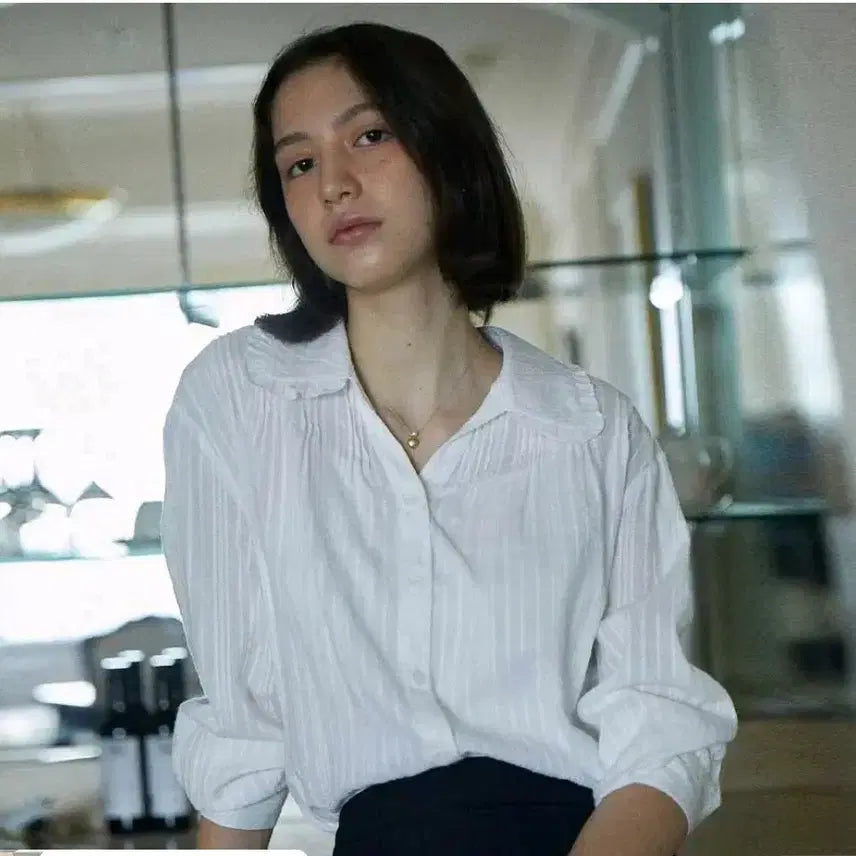 [BUNJANG] Tueudment Vintage Frill Blouse / 튜드먼트 VINTAGE FRILL BLOUSE