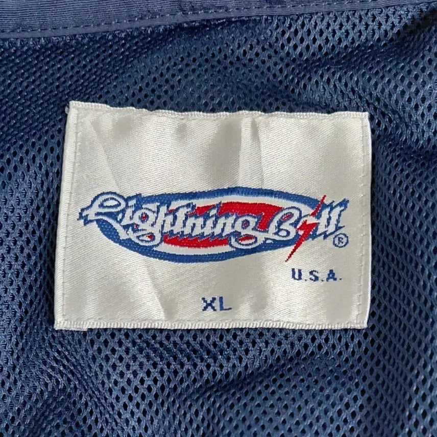 [BUNJANG] Lightning Bolt Vintage Anorak Half-Zip (Navy) / [XL] Lightning Bolt 빈티지 아노락 하프집업 (네이비)