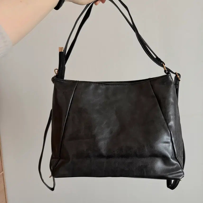 [BUNJANG] Unused Two-Way Shoulder Bag Leather Backpack / 개봉 미사용 여자 투웨이 숄더백 백팩 레더백팩