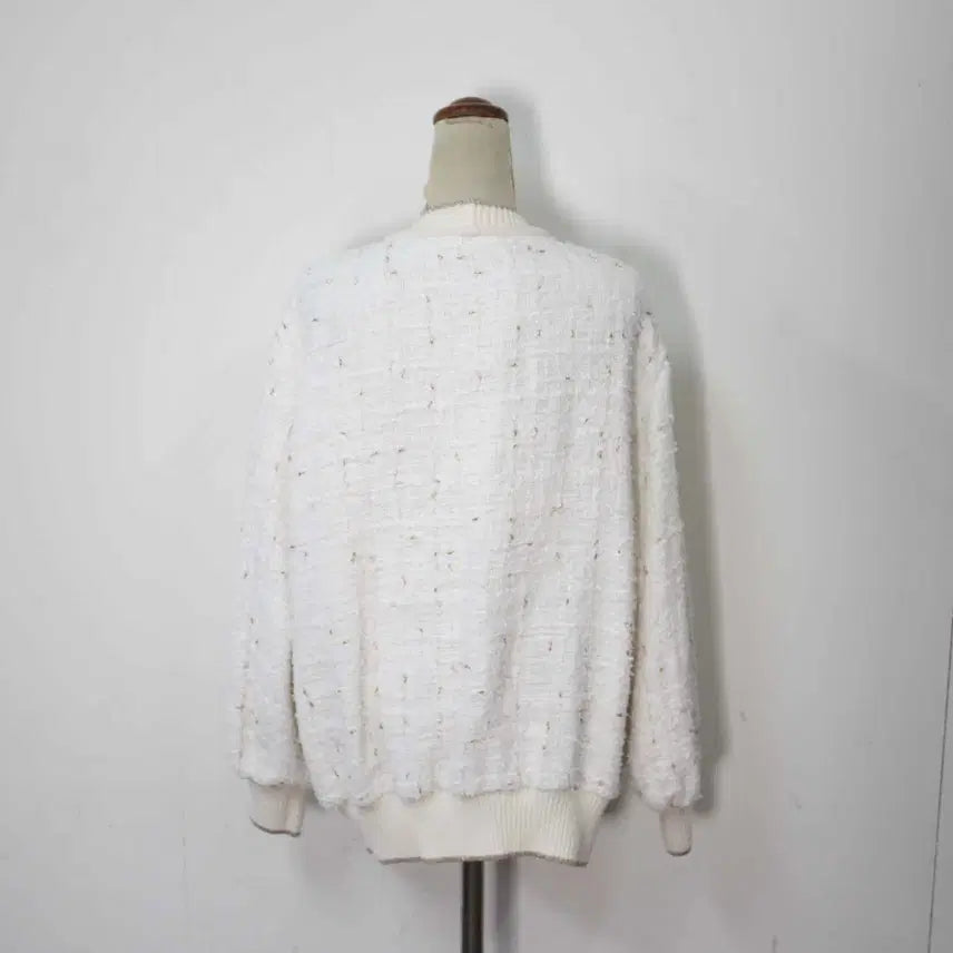 [BUNJANG] Lanvin Tweed Cardigan / J-12117/랑방 정품 여성용 트위드 가디건 82-94-160