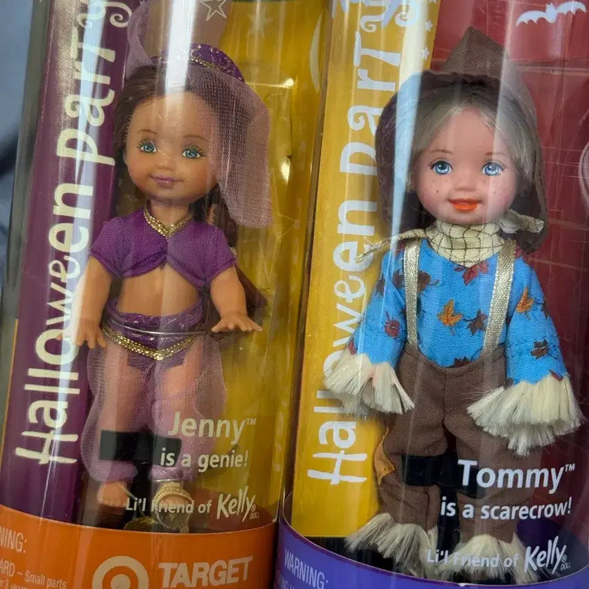[BUNJANG] 2002 Vintage Jennie &amp; Tommy Halloween Party Doll Set (Sealed) / (미개봉) 2002 빈티지 제니 토미 할로윈 파티 인형 세트