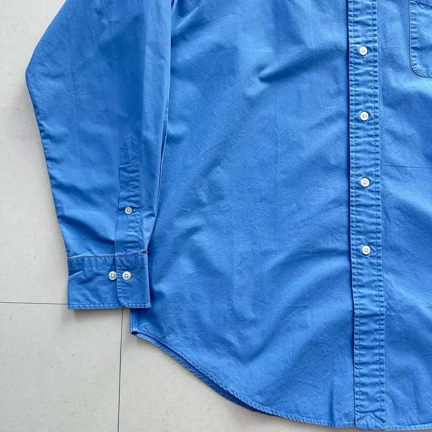 [SOLD OUT] 90s 폴로 랄프로렌 더 빅셔츠 포플린 블루 (The Big Shirt)