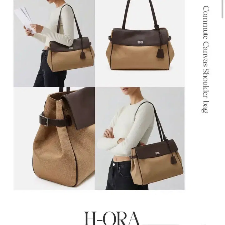[BUNJANG] Hazzys Brown Canvas Shoulder Bag / 새상품) 헤지스 브라운 캔버스 숄더백 + 더스트/ 정가:39.8만