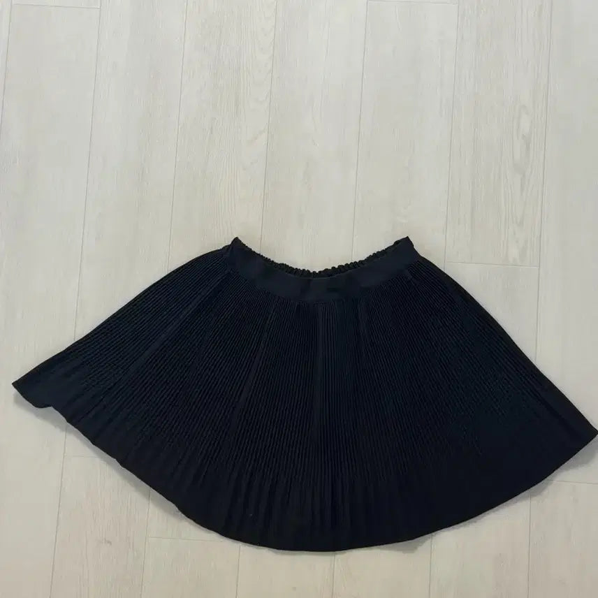 [BUNJANG] Black Pleated Midi Skirt / 검정색 플리츠 스커트