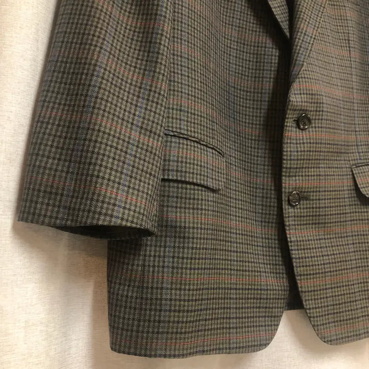 [BUNJANG] Yves Saint Laurent Classic Check Blazer Jacket / 입생로랑 YSL 체크 블레이저 자켓 100 / 클래식 빈티지
