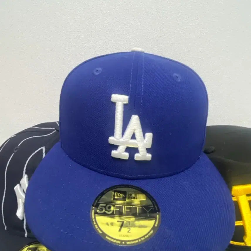[BUNJANG] New Era LA Dodgers 59FIFTY Baseball Cap / 뉴에라 LA다저스 59FIFTY 블루 야구모자