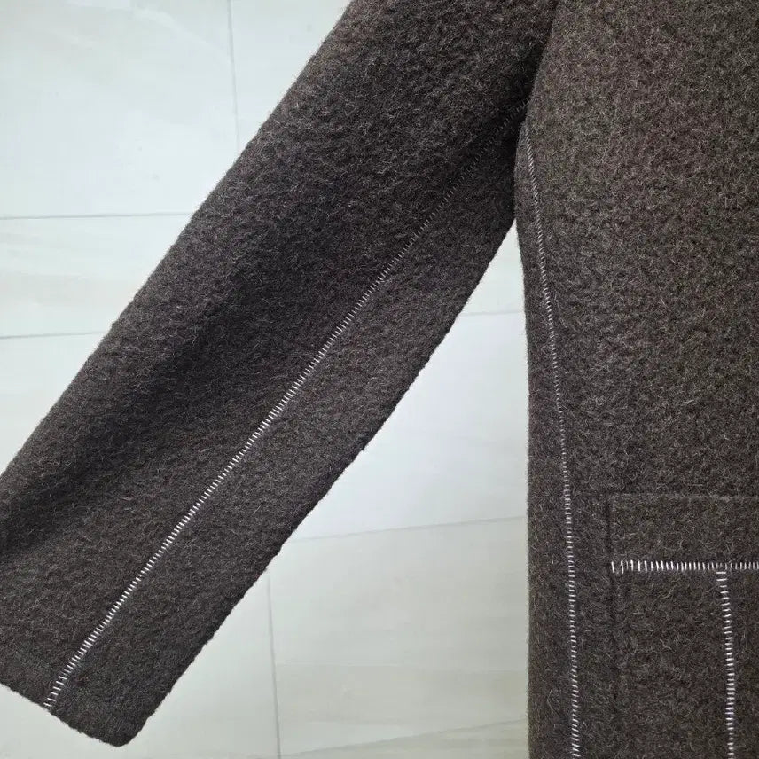 [BUNJANG] The Ilma Alpaca Wool Blend Stitch Detail Jacket / 더일마 알파카 울 블렌드 스티치 디테일 자켓