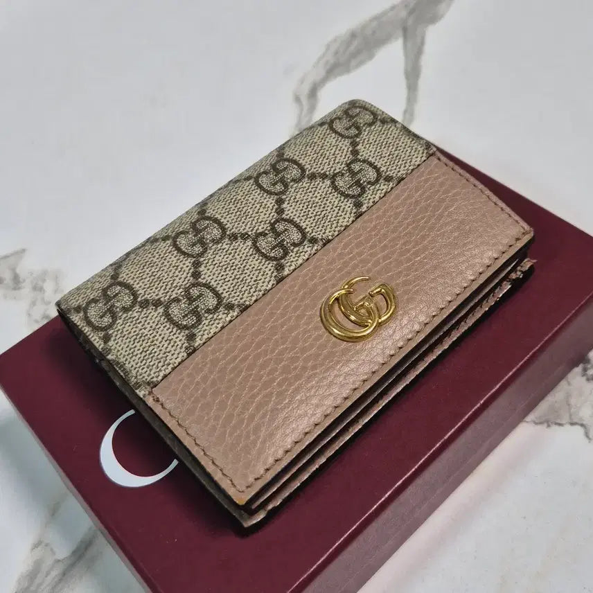 [BUNJANG] Gucci GG Marmont Wallet / (정품) 구찌 GG 로고 마몬트 반지갑