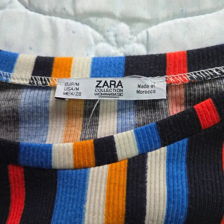 [BUNJANG] ZARA Striped Slim Fit Dress / 자라 스트라이프 슬림핏 원피스 M 여성용 라인핏