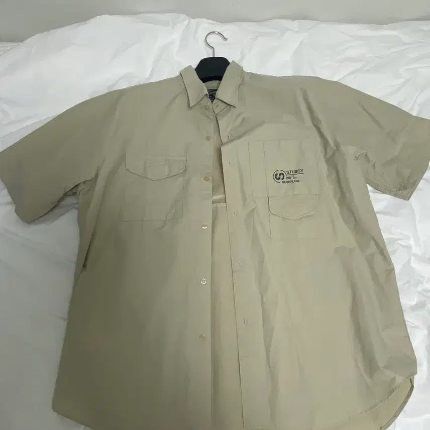 [SOLD OUT] 00s 스투시 반팔 워크 셔츠