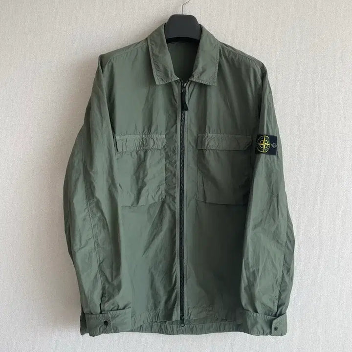 [BUNJANG] Stone Island Naslan Overshirt Jacket XL Olive / 스톤아일랜드 20ss 나슬란 오버셔츠 자켓 xl 카키 올리브