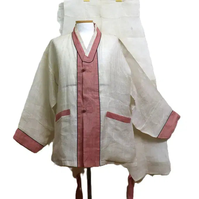 [BUNJANG] Modified Mosi Hanbok for Men / w844 모시 개량 한복/남성100-105/가슴단면55/화장80/사놀까