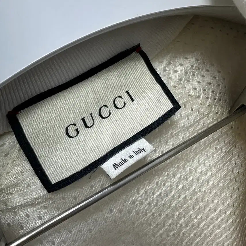 [BUNJANG] Gucci Web Stripe Cotton Sweatshirt Jacket / 백화점 구매한 95 구찌 웹 스트라이프 코튼 스웨트셔츠 집업 자켓