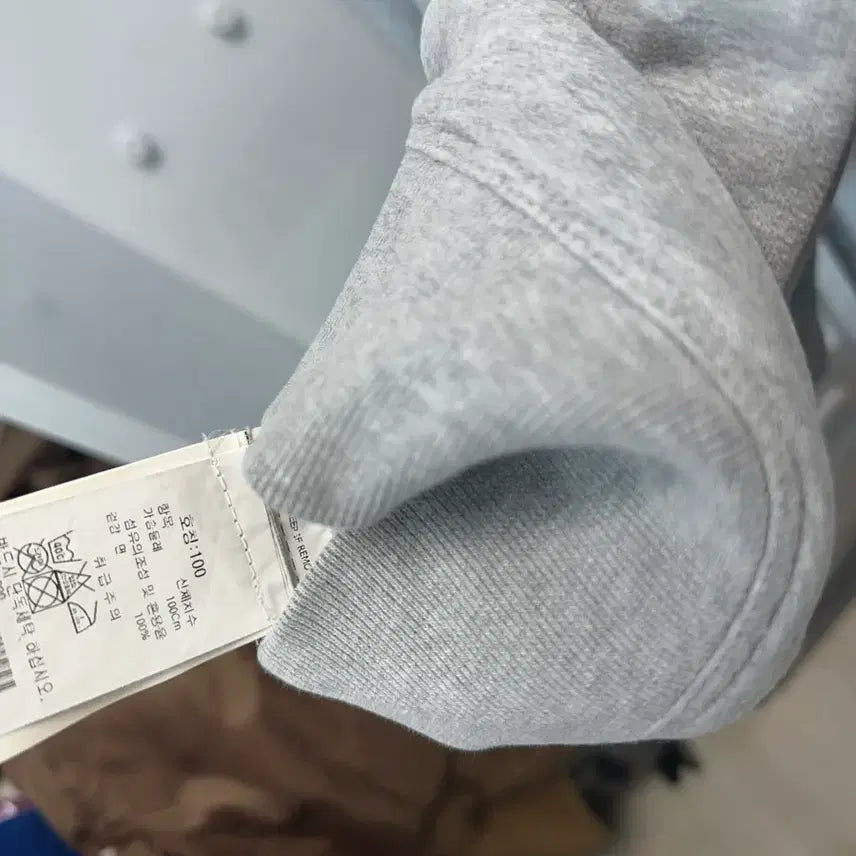 [SOLD OUT] 한글택 L 스톤아일랜드 맨투맨 회색