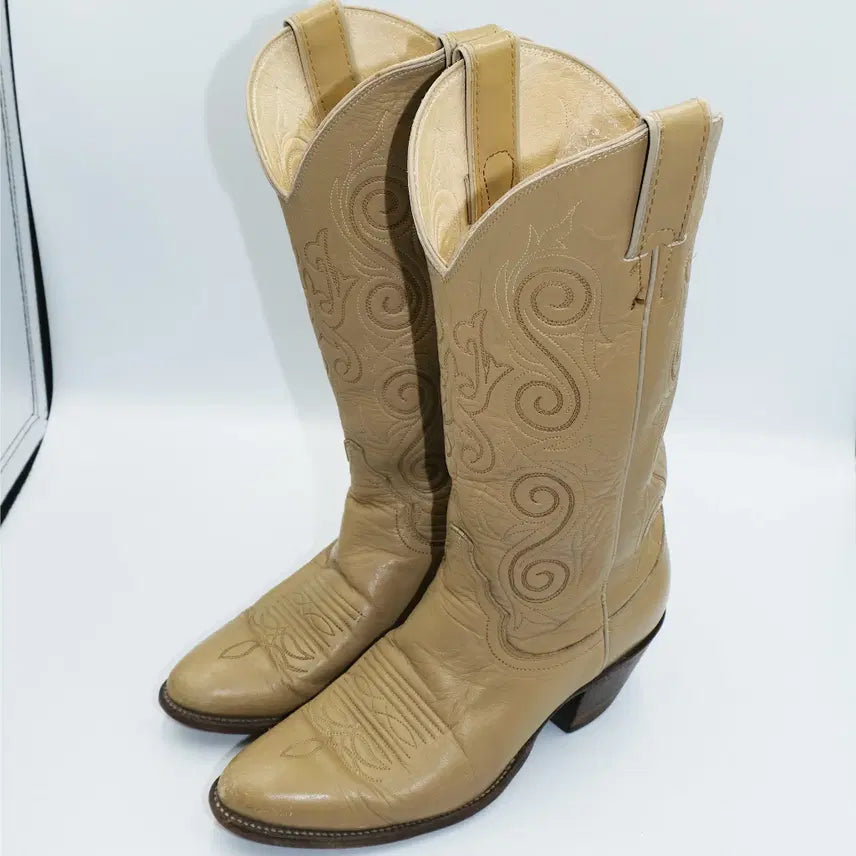 [SOLD OUT] 저스틴(Justin) 웨스턴 레더 부츠 7B(235-240)사이즈 BT