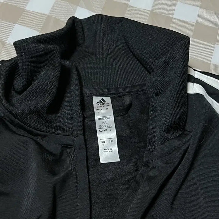 [BUNJANG] Adidas Track Top Black XL / 아디다스 져지 블랙 XL 집업 삼선 트랙탑 하자