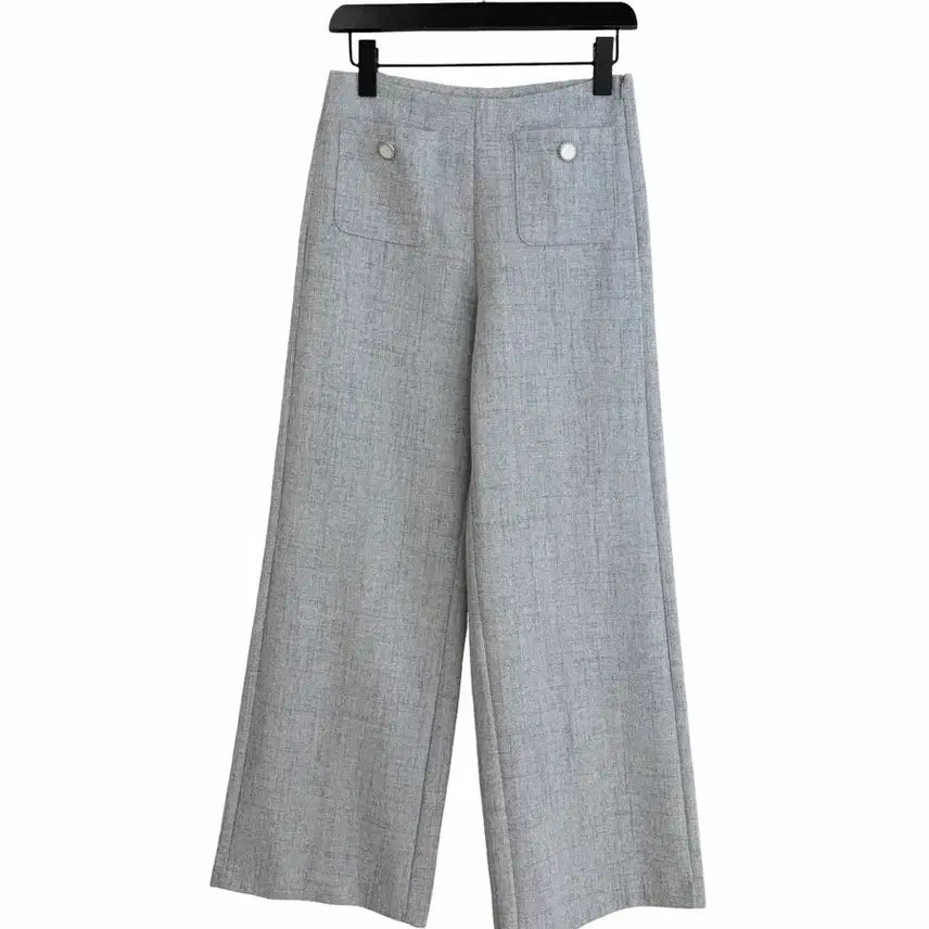 [BUNJANG] Classic Button Point Slacks / 교신안함)클래식 버튼 포인트 슬랙스-처분가