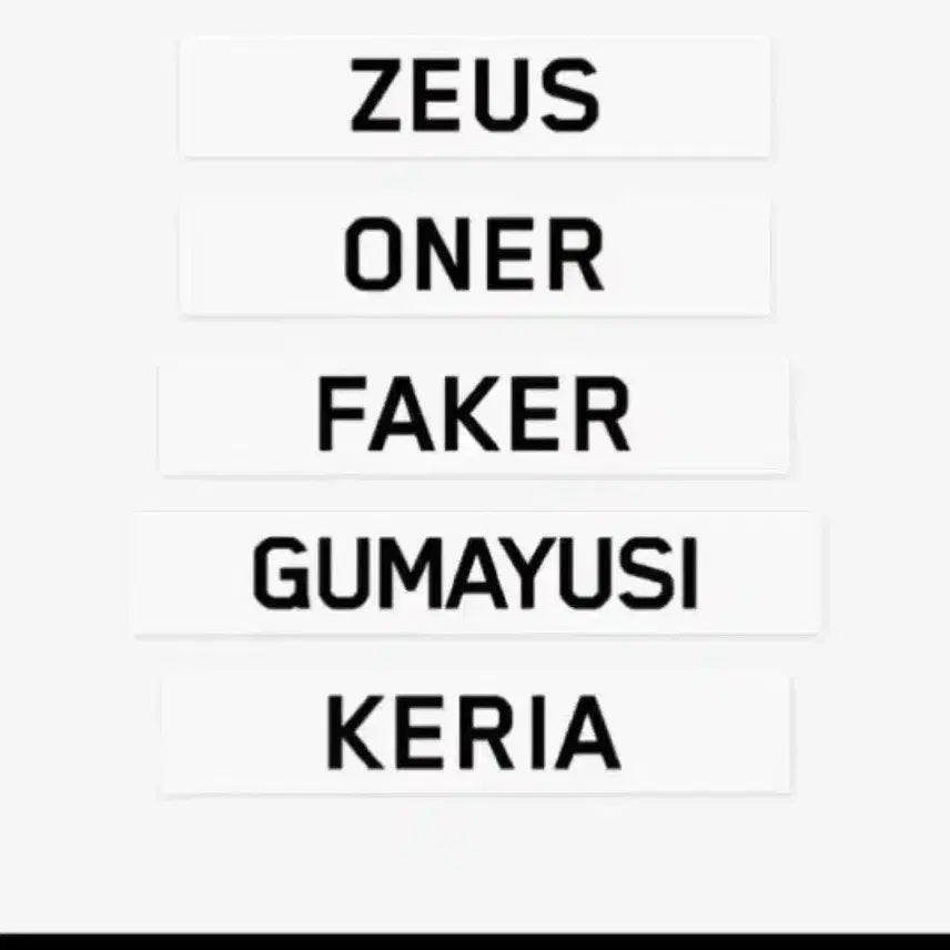[BUNJANG] T1 24 Worlds Keria Marking Paper / T1 티원 24 월즈 마킹지 판매