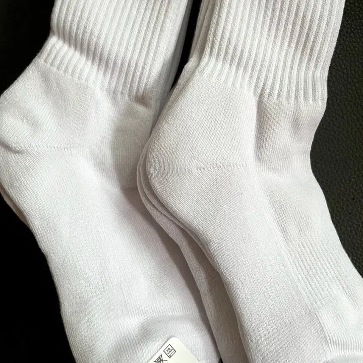 [BUNJANG] Nike White Double Cushion Socks 10-Pair Set / 나이키 흰색 양말 이중쿠션 10켤레세트 새상품