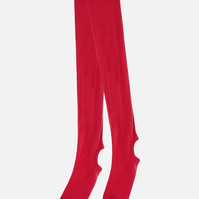 [BUNJANG] Seric Knee High Socks _ Red / 세릭 Cr Knee High Socks _ Red