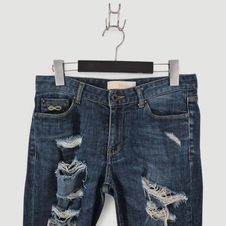 [BUNJANG] Flack Jeans Stretch Denim Women&