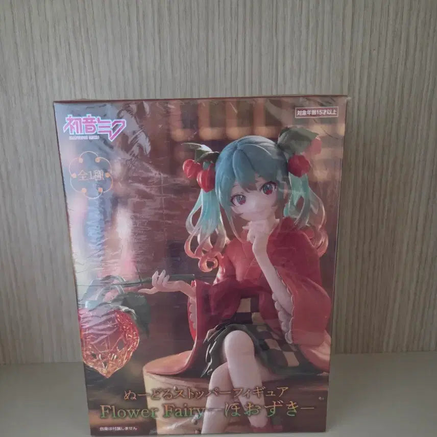 [SOLD OUT] [미개봉]후류 하츠네 미쿠 플라워 페어리 꽈리 누들 스토퍼  피규어