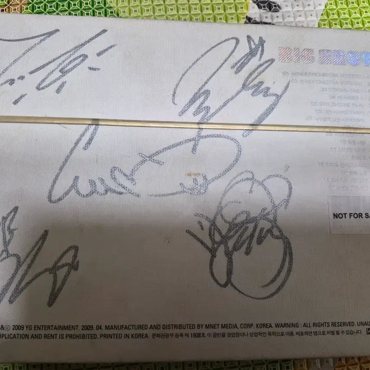 [BUNJANG] BIGBANG Signed CD Album / 빅뱅 친필싸인 음반 CD