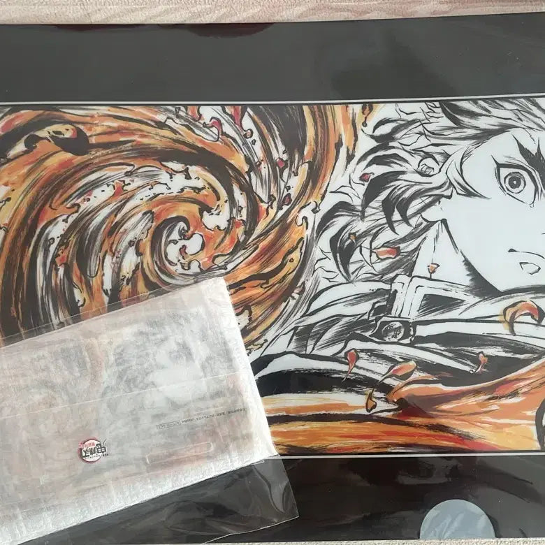 [BUNJANG] Demon Slayer: Mugen Train Soundtrack Special Set - Kyojuro Rengoku Acrylic Stand &amp; Clear File Bundle / 귀멸의칼날 무한열차 사운드트랙 특전 렌고쿠 아크릴+클리어파일 일괄