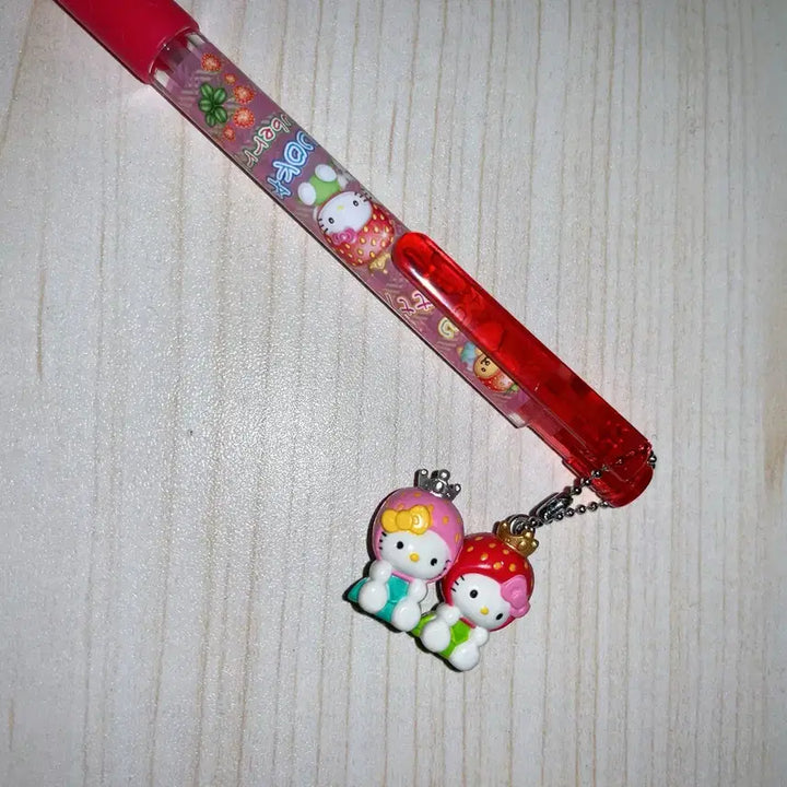 [BUNJANG] Kitty Strawberry Limited Edition Mechanical Pencils / 고전키티샤프/산딸기샤프/후쿠오카한정/딸기키티