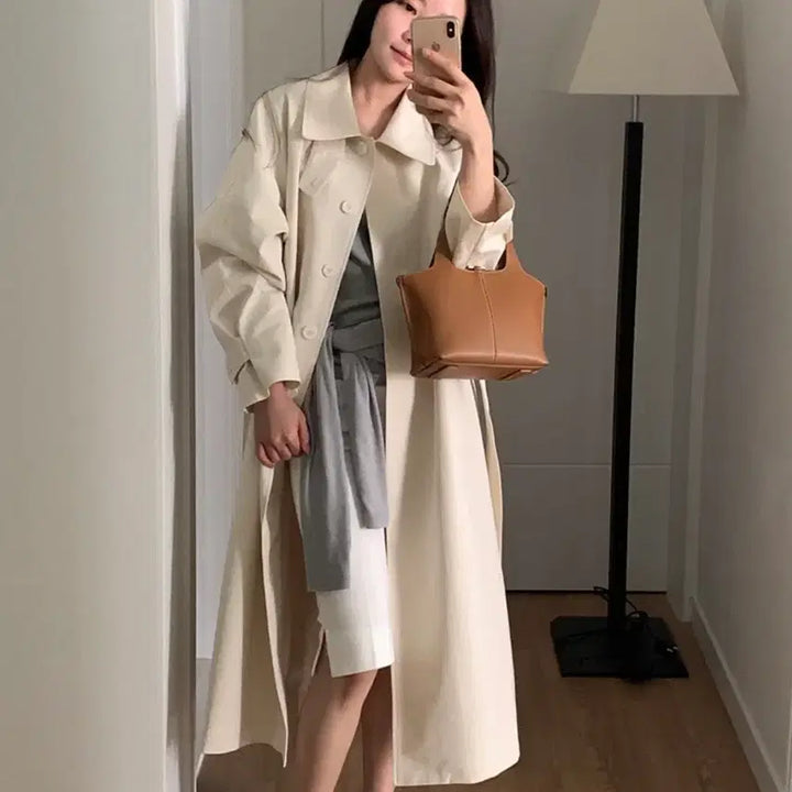[BUNJANG] Mute Label Trench Coat / 뮤트라벨 트렌치코트