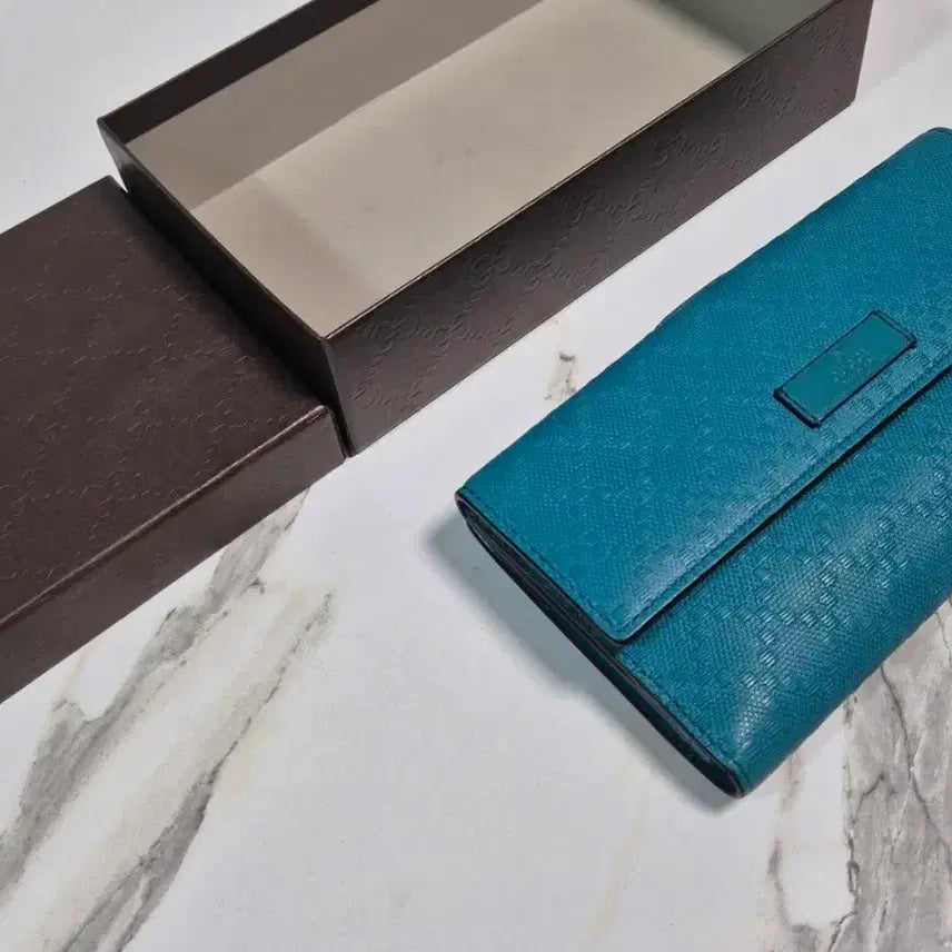 [BUNJANG] Gucci Microguccissima Flap Long Wallet / (정품) 구찌 마이크로시마 플랩 장지갑