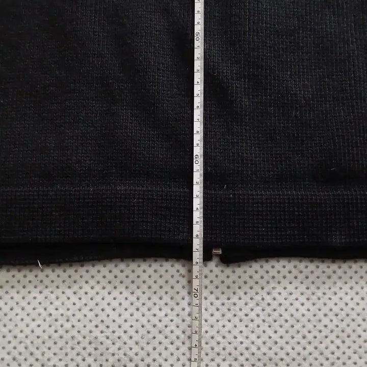 [BUNJANG] TIME Zip-up Knit Cardigan Black / TIME 짚업 니트 가디건 블랙