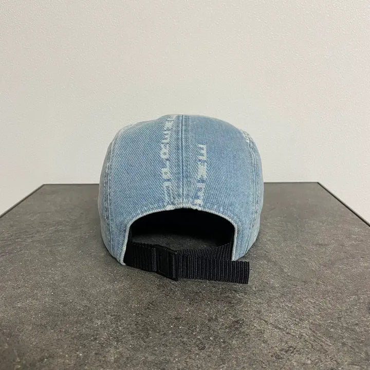 [BUNJANG] Supreme Box Logo Camp Cap Washed Denim Hat / (OS) 슈프림 박스로고 캠프캡 모자 워시드 데님