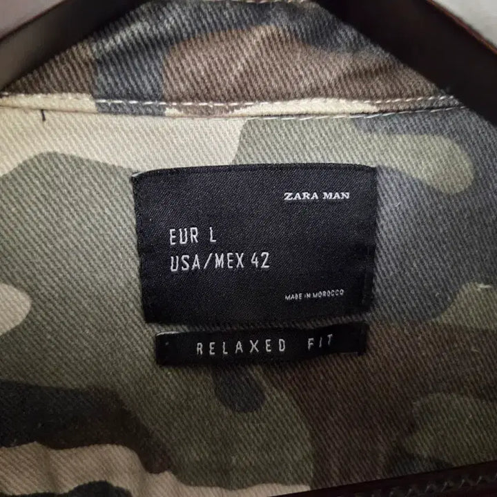 [BUNJANG] Zara Man Camo Pattern Shirt / ZARA MAN 카모 패턴 셔츠 L