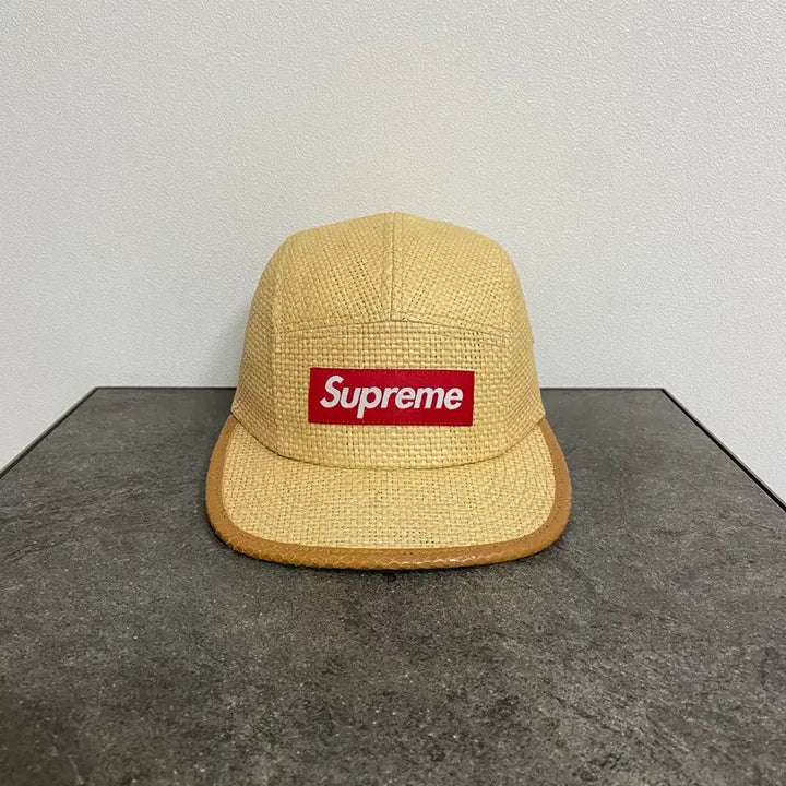 [BUNJANG] Supreme Box Logo Camp Cap Hat Rattan Tan / (OS) 슈프림 박스로고 캠프캡 모자 라탄 탄
